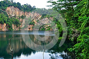 Quarry at Bukit Timah, Singapore photo