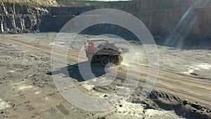 Quarry for the extraction of granite. Granite quarry.