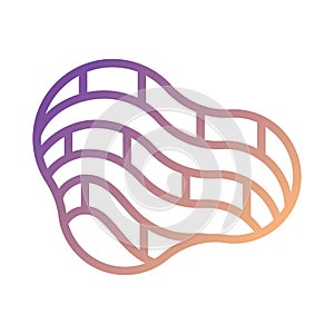 Quarry pixel perfect gradient linear vector icon