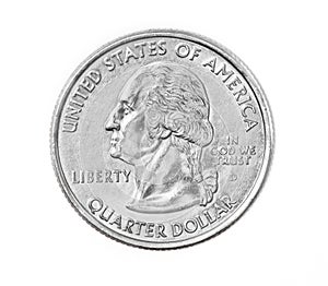 Quarter coin