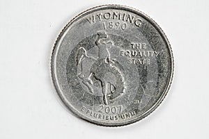 Wyoming US Quarter Dollar Coin
