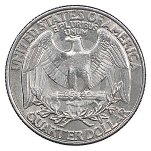 Quarter dollar coin