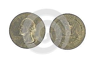 Quarter United States coin