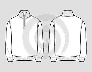 Quarter zip sweatshirt