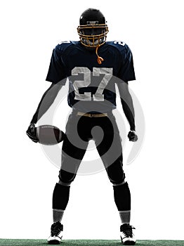 Quarterback american football player man silhouette photo
