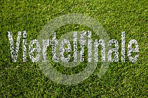 Quarterfinal in german