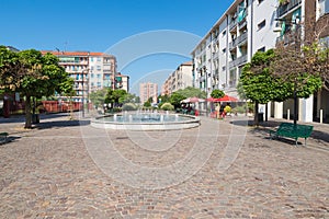 Quarto Oggiaro street de Roberto, pedestrian area, Italy