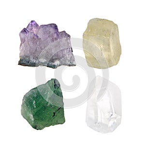 Quartz crystal variants