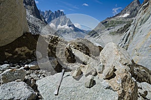 Quartz crystals discovery in the Alps