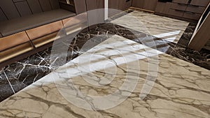 Quartz floor slab interior design ideas