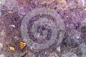 Quartz with mineral crystals against a black background