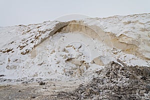 Quartz sand deposits