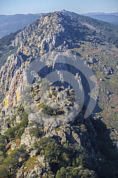 Quartzitic comb of Monfrague National Park, Spain