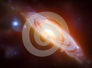 Quasar (quasi-stellar radio source) extremely bright active galactic nucleus. Generative Artificial Intelligence
