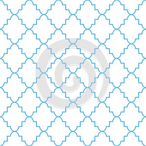 Quatrefoil classic net pattern. photo