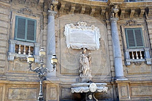 Quattro Canti, Piazza Vigliena Palermo Sicily Italy 