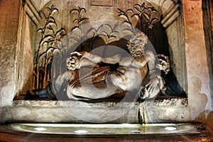 The Quattro Fontane and the River Arno. Rome, Italy