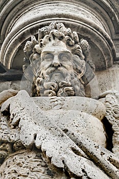 Quattro Fontane Sculpture, Rome, Italy