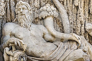 Quattro Fontane Sculpture, Rome, Italy