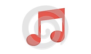 Quaver music note icon image vector image