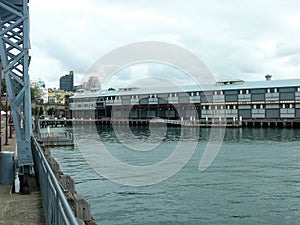 Quay walls for ferries in Sydney harbor