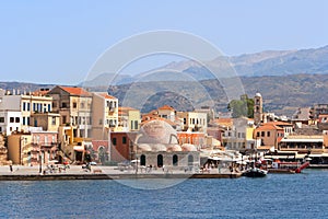 Quayside in Chania. Crete, Greece