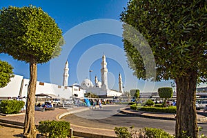 Quba / Kuba Mosque, the first mosque that built in Medina by the prophet Muhammad photo