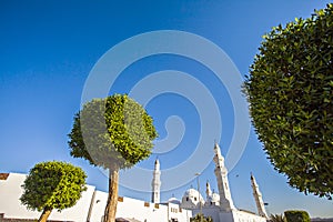 Quba / Kuba Mosque, the first mosque that built in Medina by the prophet Muhammad photo