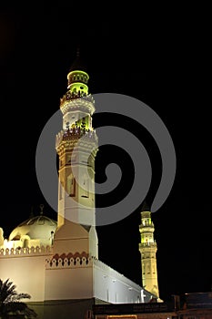 The Quba` mosque in madinah saudi arabia