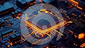 qubit lighting up quantum processor