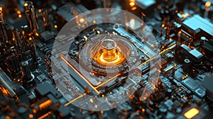 qubit splitting quantum processor