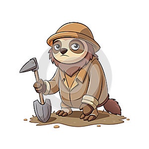 Queasy Sloth in Exercise Illustration