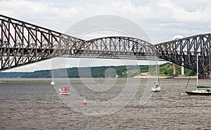 Quebec Bridge - longest cantilever bridge in the world.