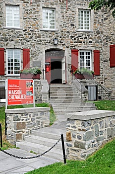 Quebec; Canada- june 25 2018 : district of Petit Champlain