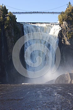 Quebec, Canada, Mont Morency waterfall