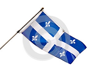 Quebec, Canada provincial Flag photo