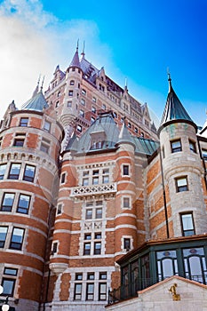 Quebec City Canada Hotel Chateau Frontenac Castle photo