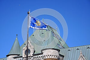 Quebec City Flag, Quebec City, Canada