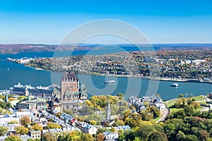 Quebec City, panorama of the town