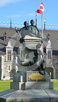 Detail of the monument of the 22e Bataillon