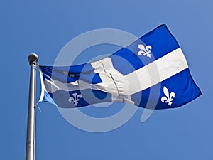 Quebec Flag Flying