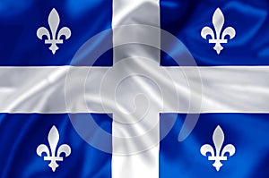 Quebec flag illustration