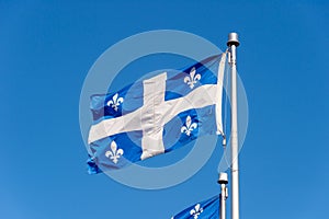 Quebec Flag in Quebec City