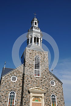 Quebec, the historical church of Bonne Aventure photo