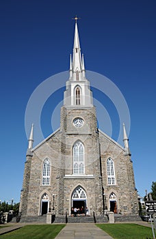 Quebec, the historical church of Riviere du Loup