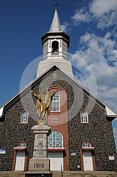 Quebec, the historical church of Saint Bruno