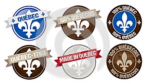 Quebec label designs photo