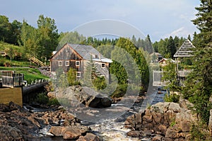 Quebec, le Moulin des Pionniers in La Dore