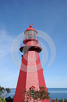 Quebec, the lighthouse of La Martre in Gaspesie