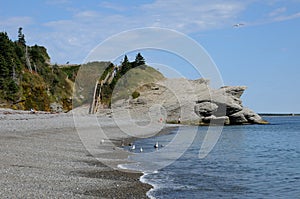 Quebec, the Parc National du Forillon in Gaspesie